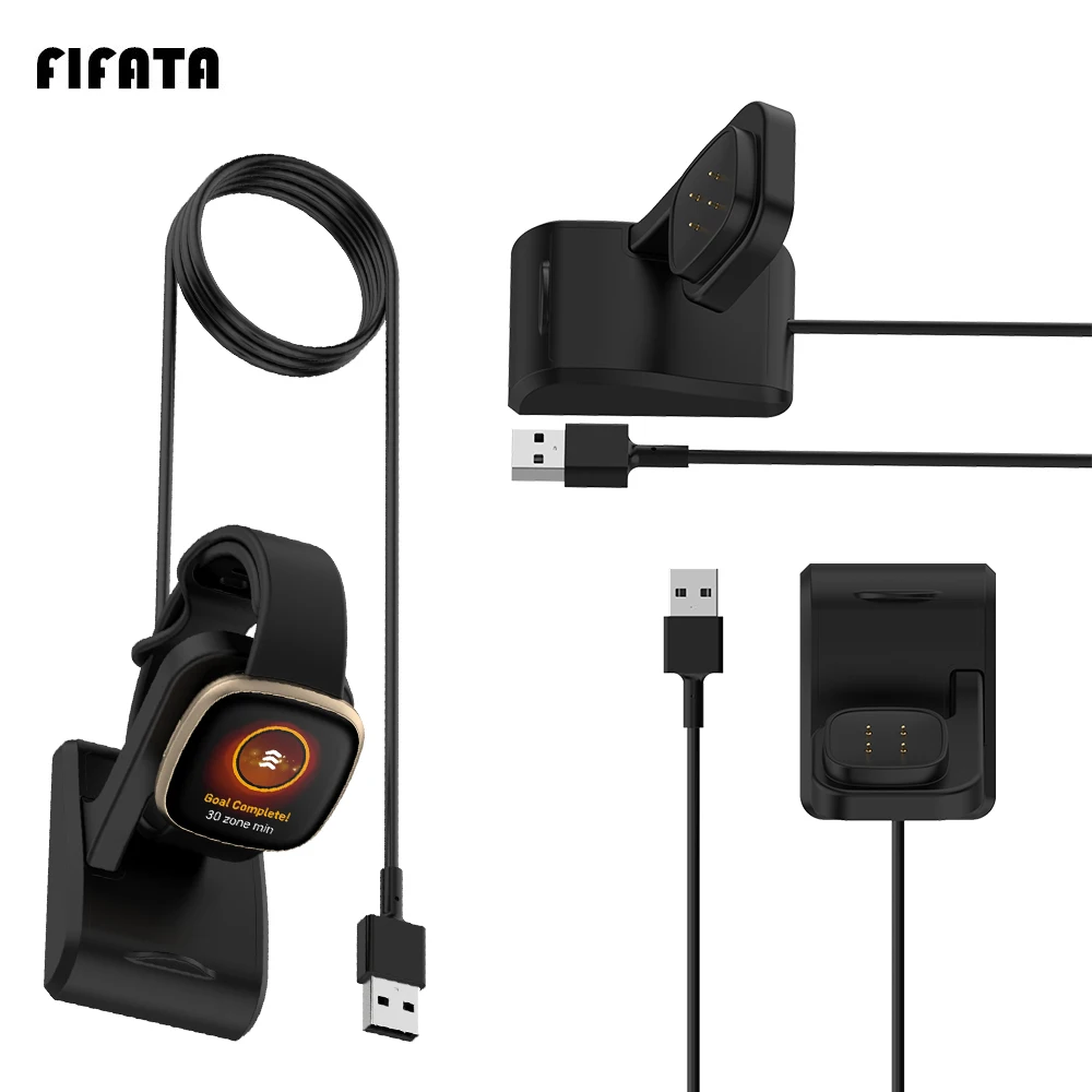 Вертикальная Магнитная Беспроводная зарядная док-станция USB FIFATA для умных часов