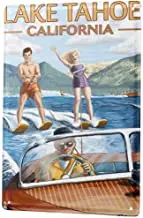 

Tin Sign Decor Plaques Adventurer Lake Tahoe