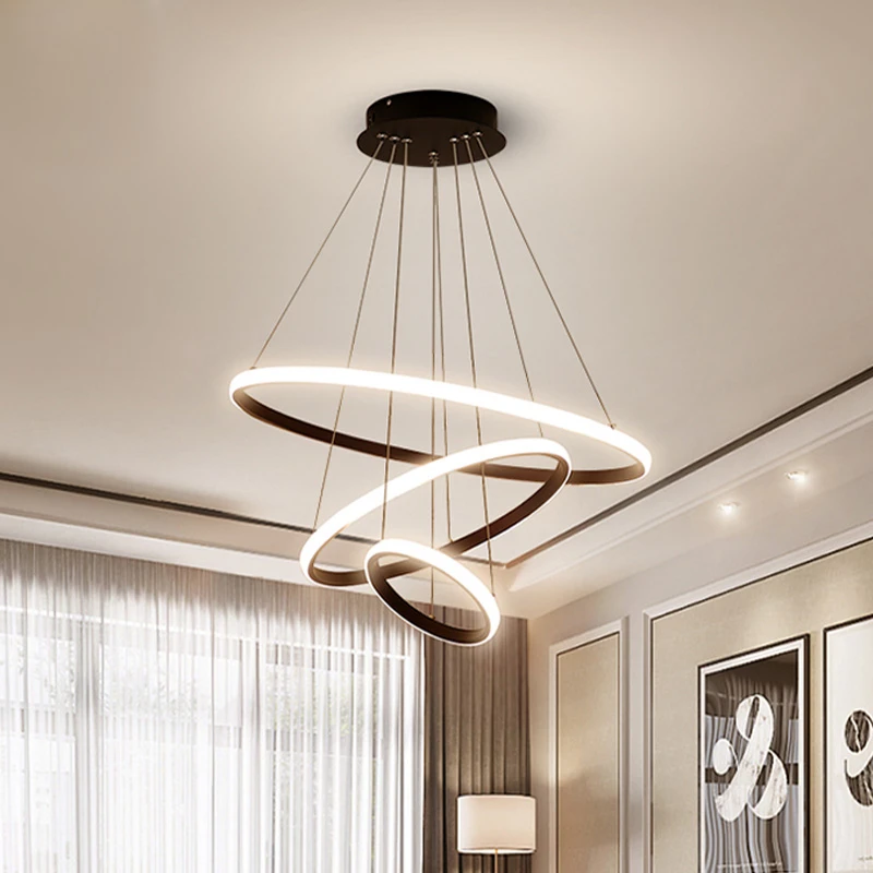 Светодиодный светильник для гостиной современный с дистанционным управлением |