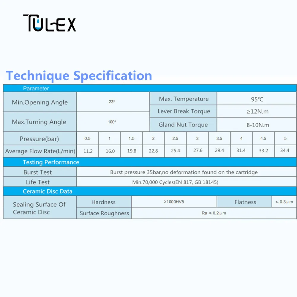 TULEX 35 мм керамический картридж смеситель кран сердечник короткая база с фильтром кран переключатель кран аксессуары Запасная часть