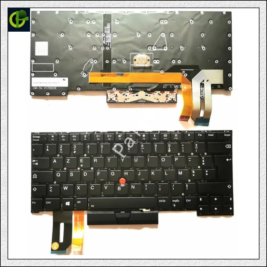 French Azerty Backlit keyboard for Lenovo Thinkpad T490S T495S T14S Gen1 SN20W19523 SN20S33944 02HM352 02HM388 FR Belgian BE
