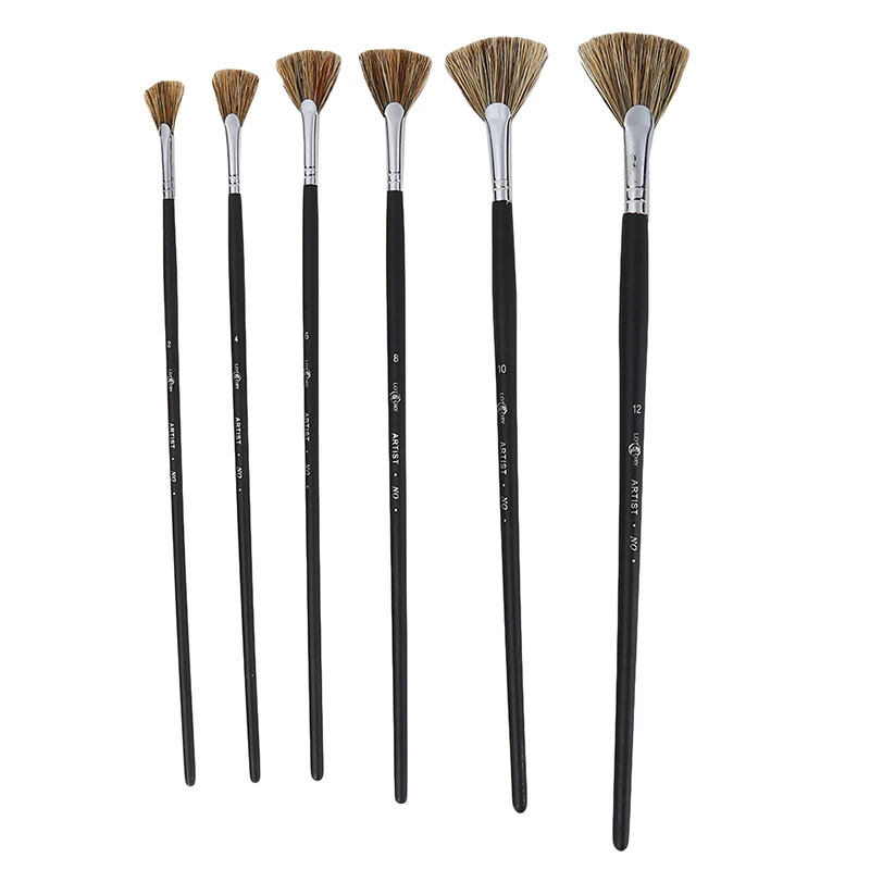 6 шт./компл. специальное предложение щетка с кабаном набор ручек Веерная форма