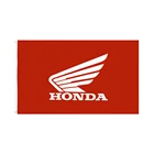90*150 см красный большой Автомобильный флаг Honda для украшения