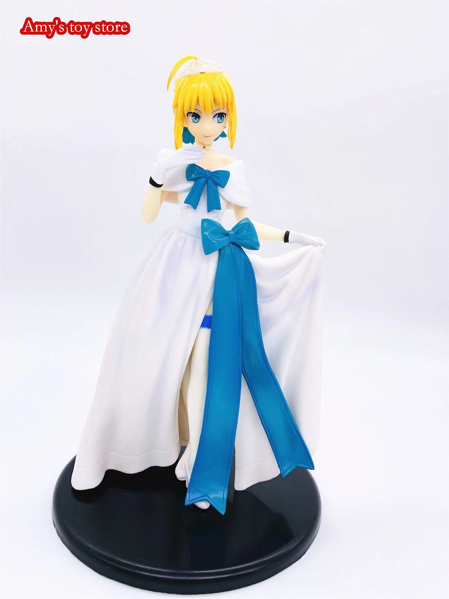 

24cm Fate/Grand Order Anime Figure Saber Action Figure Saber Heroic Spirit Formal Dress Ver Altria Pendragon Figurine Model Doll