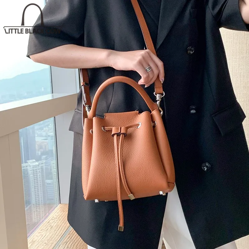 

Вместительная сумка, качественная модная женская сумка-мешок, мягкая кожаная повседневная сумка через плечо, Брендовая женская сумка на пл...