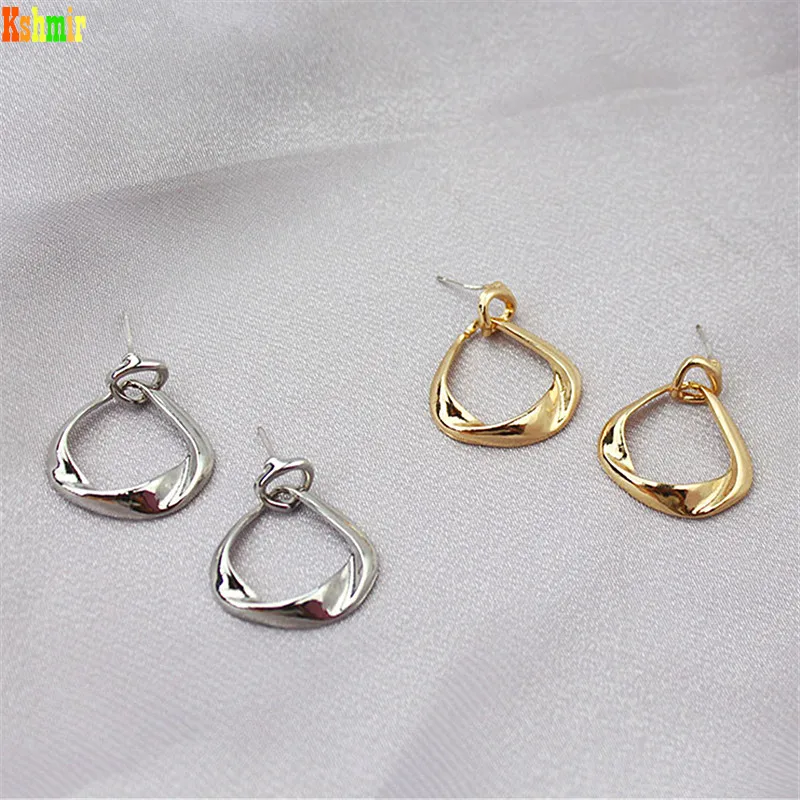 Kshmir2020 Серьги Геометрические темпераментные серьги с металлическими элементами