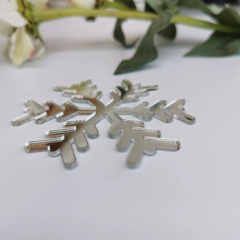 6 шт./лот рождественские украшения зеркальная поверхность мини елочные Санта