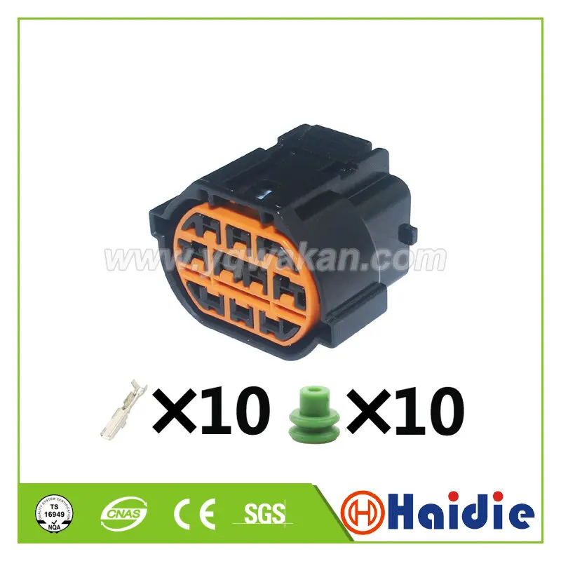 2 шт. в наборе 10Pin фары светодиодный автомобильный разъем HP066 10021 HP076 10100 для Hyundai KIA K2