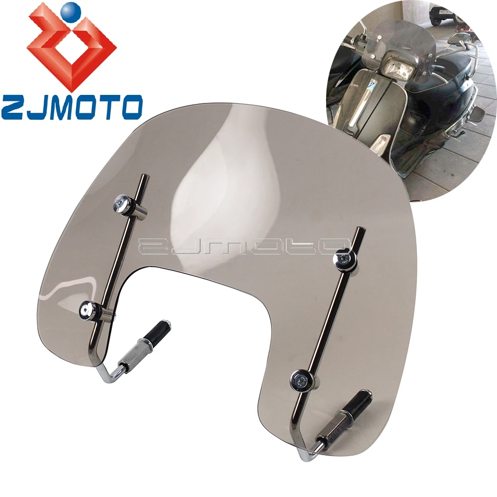 

Motorcycle Wind Shield Windscreen Mounting Kit For S125 S 125 Scooter Custom Windshield Flyscreen Smoke Wind Air Deflector