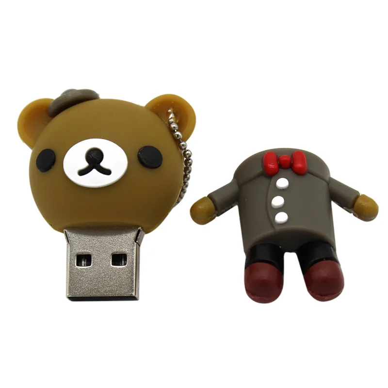 USB флеш-накопитель с надписью ME, 64 ГБ, милый свадебный медведь, 4 ГБ, 8 ГБ, 16 ГБ, 32 ГБ, флешка, USB 2,0, Usb