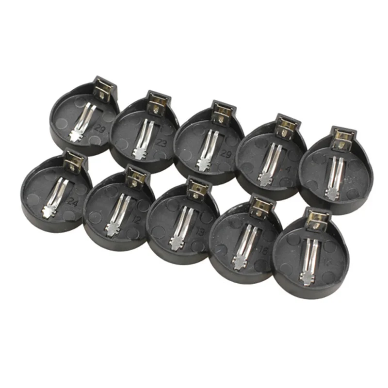 10 шт./партия Портативный CR2032 CR2025 общая кнопка батарея клип держатель Коробка