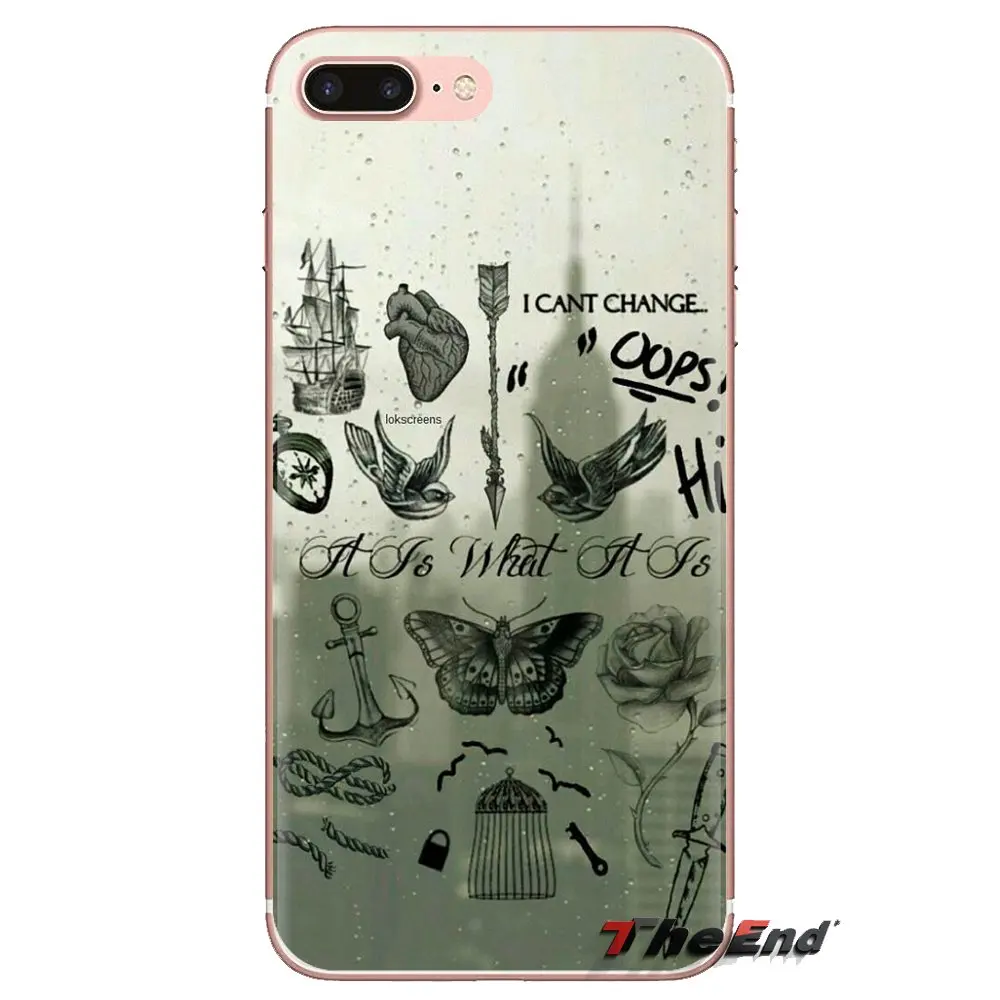 Мешок TPU чехол One Direction в виде татуировки Гарри Бабочка для LG G3 G4 мини G5 G6 G7 Q6 Q7 Q8 Q9 V10