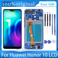 5 84 lcd for huawei honor 10 display with fingerprint touch screen for huawei honor 10 display col l29 screen replacement