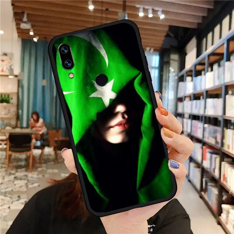 

Pakistan Flag Banner Moon Phone Case For xiaomi Redmi 5 5A plus 7A 8 note 2 3 4 5 5A 6 7 GO K20 A2