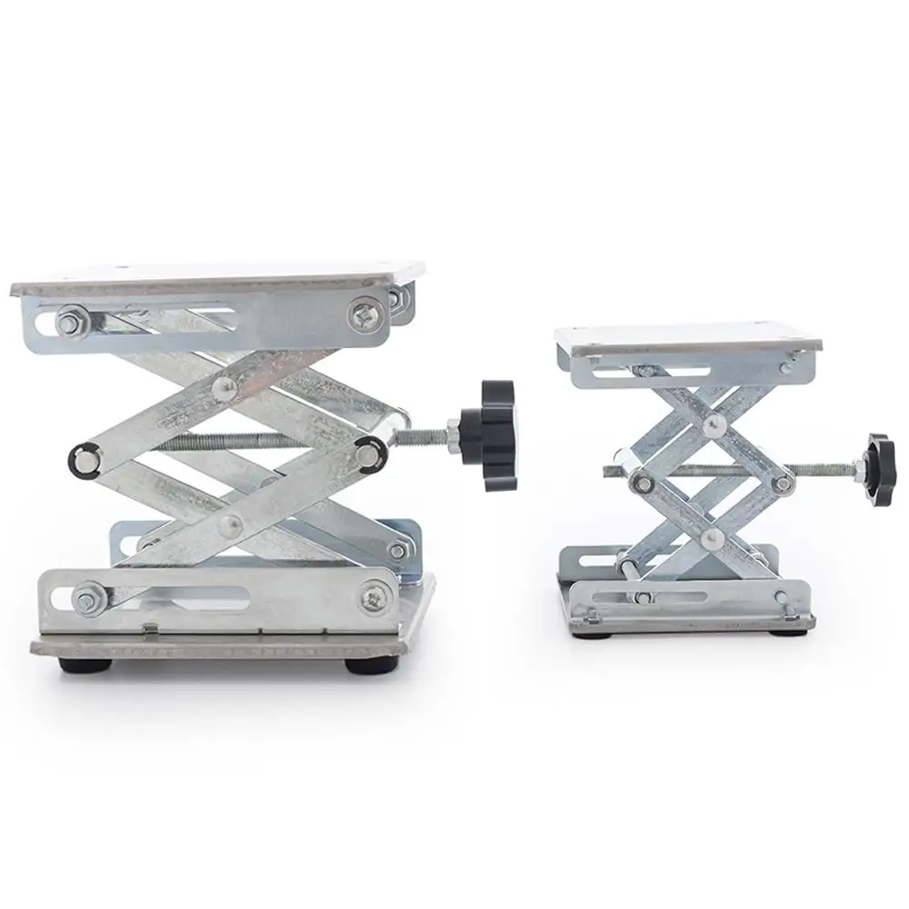 

Aluminum Router Lift Table Adjustable Lab Stand Table Lifting Stand Rack Lift Lifter Woodworking Benches