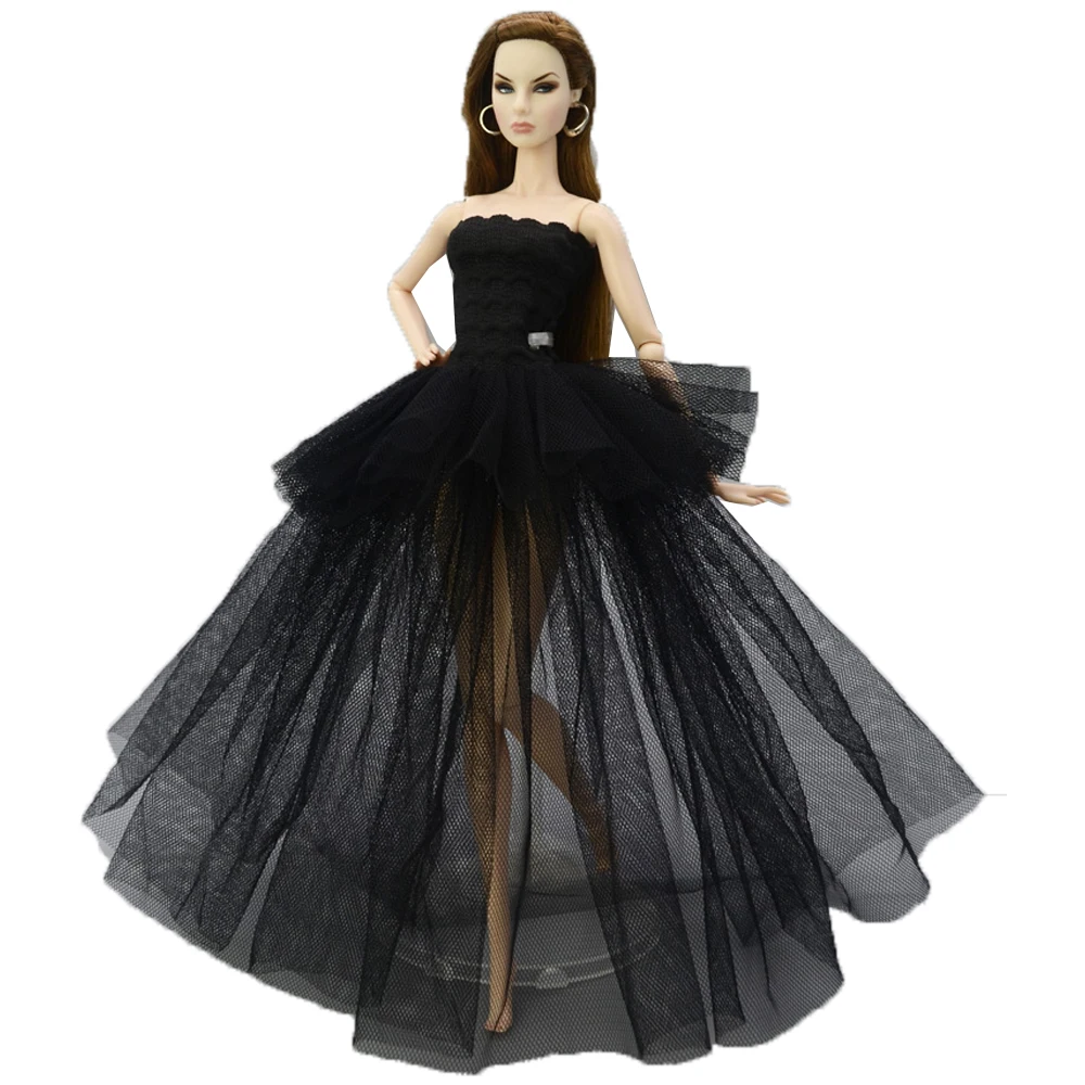 1 шт. свадебное платье принцессы NK модная кружевная юбка полная Одежда для кукол