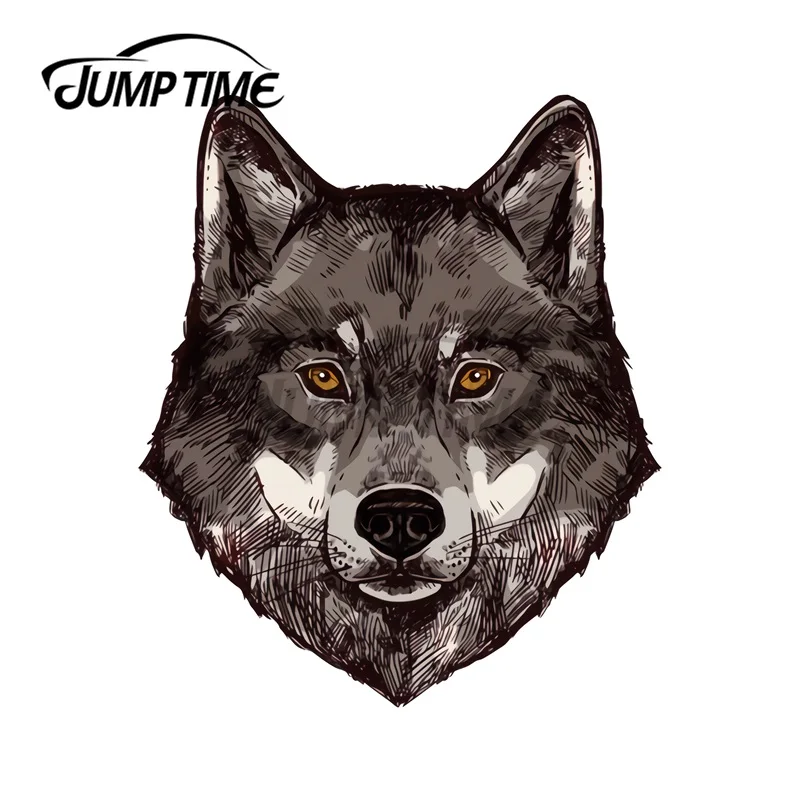 JumpTime 13x10 2 см для волчьего лица багажника ветрового стекла индивидуальные