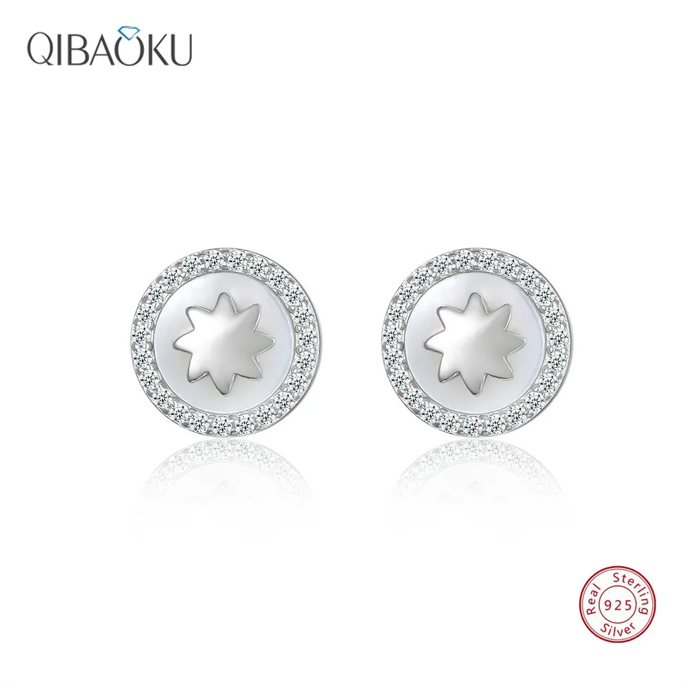 

Женские серьги-гвоздики из серебра 925 пробы