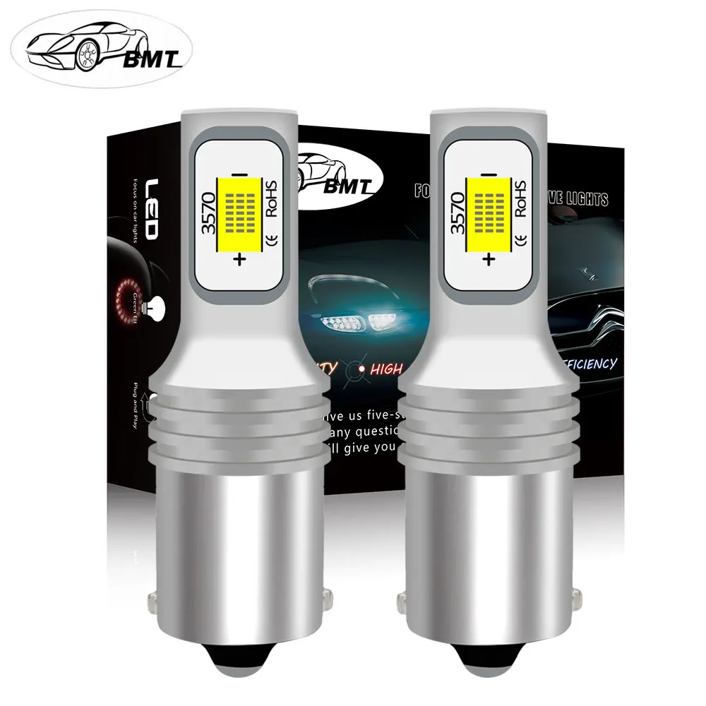 BMT 1300LM BA15S 1156 1157 BAY15D W21W W21/5W W21 5W 7440 7443 CSP светодиодный фонарь заднего хода P21W DRL