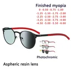Фотохромные очки в ретро стиле, раньше, очки для близорукости, уличные очки с диоптриями с защитой от УФ-лучей, от-0,5 до-1,0