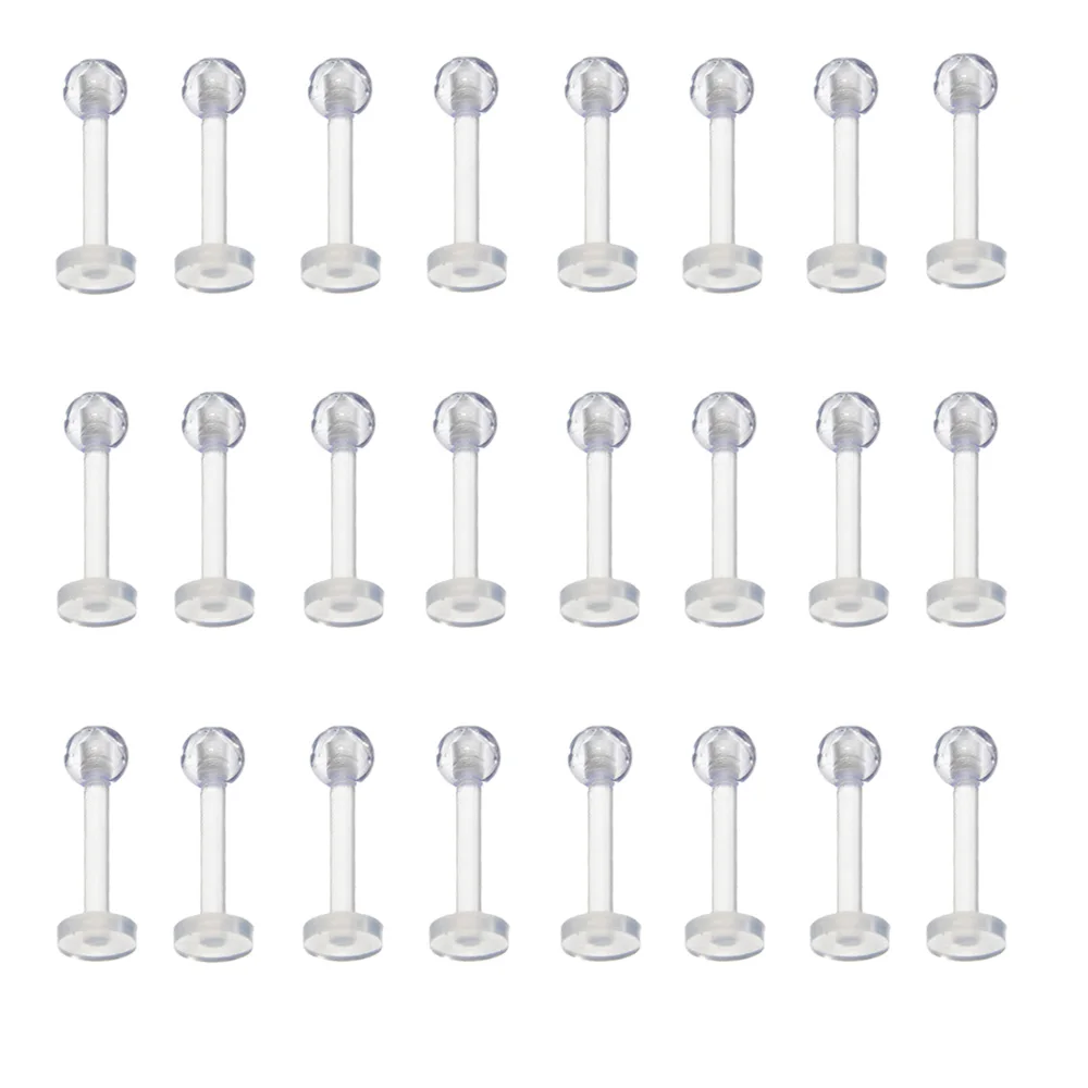 Для мужчин и женщин 4 шт./компл. пикантное модное прозрачное ювелирное изделие для