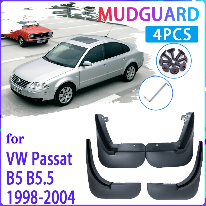 

4 PCS Car Mud Flaps For Volkswagen VW Passat B5 B5.5 1998~2004 Mudguard Splash Guards Fender Mudflaps Auto Accessories