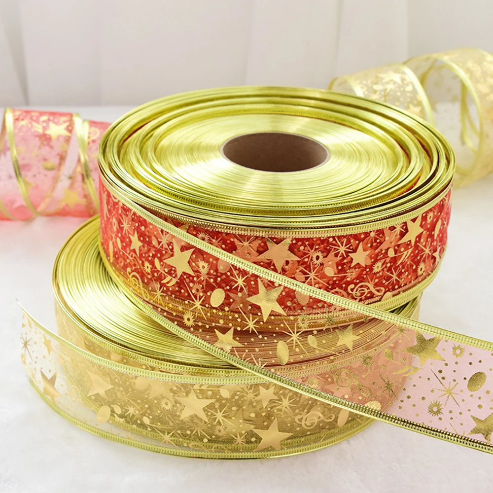 200*5 см для творчества шелковый атлас ленты цвета: золотистый серебристый