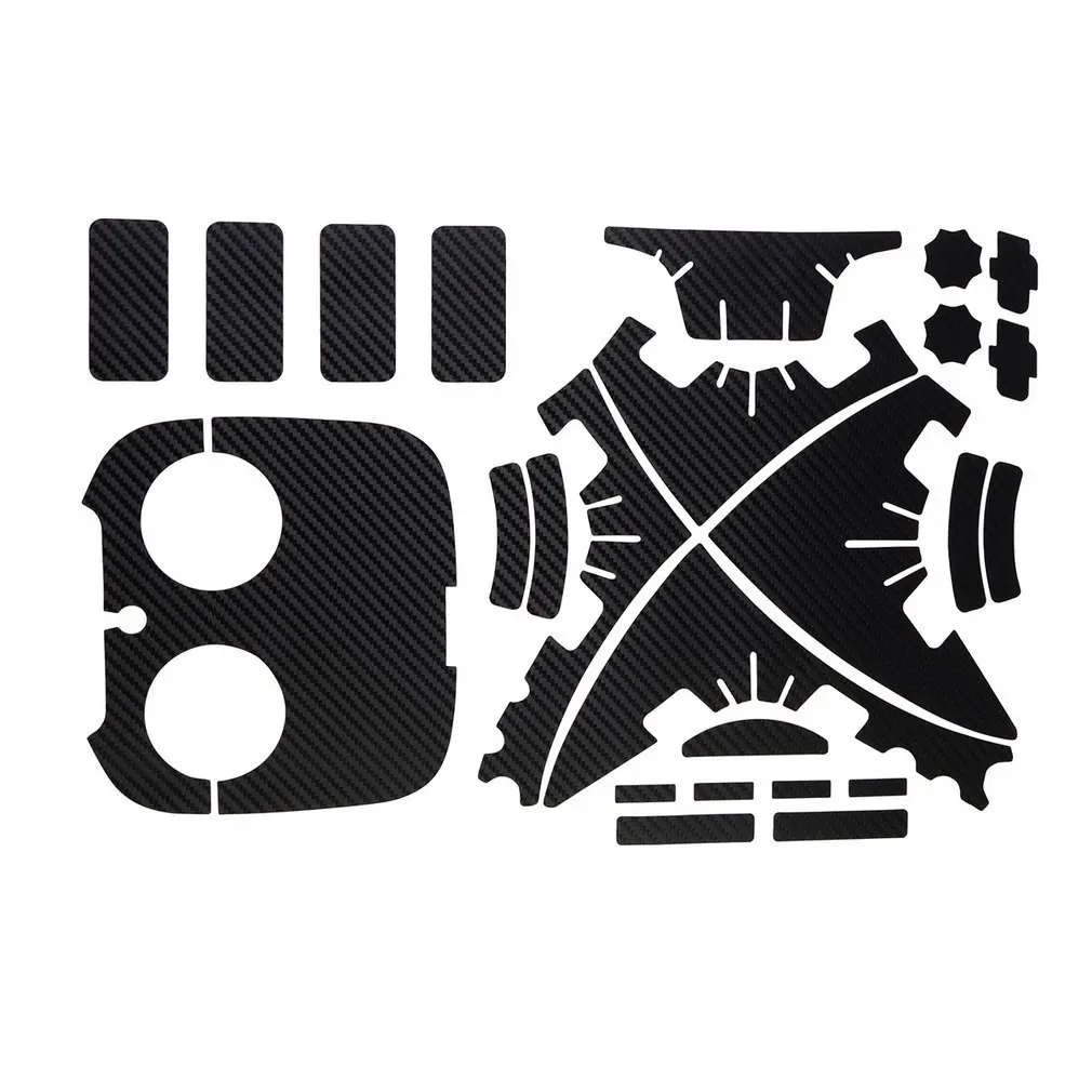

1 Set For DJI Phantom 3 Waterproof protective Carbon Fiber Decal Skin Sticker For DJI Phantom 3 Copter Shell Remote Controller