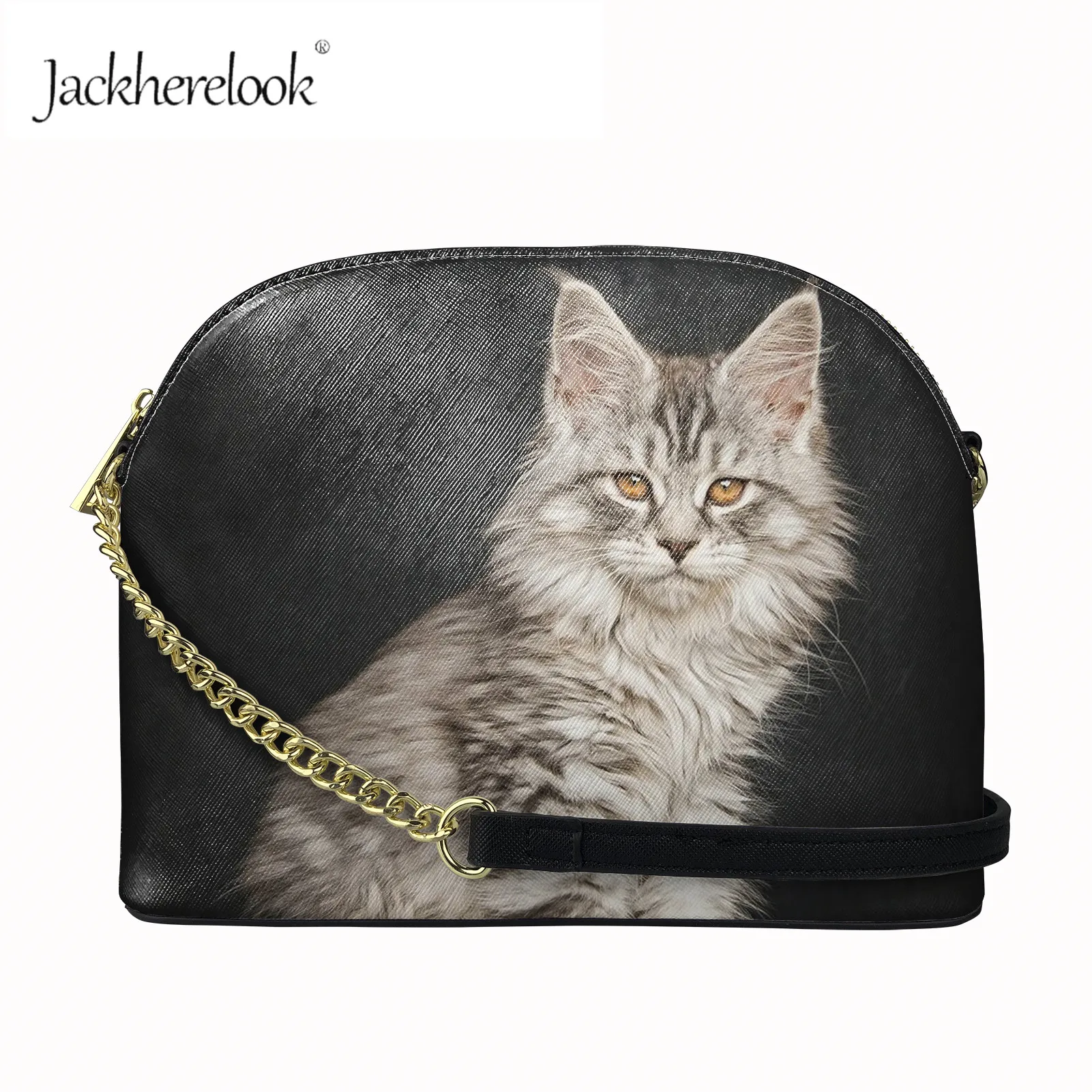 Jackherelook женская модная сумка с милым рисунком кошек на молнии вместительные топы