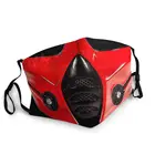 Моющаяся маска для рта и лица Kombat с принтом, красная маска для защиты от смога Mortal Kombat, респиратор