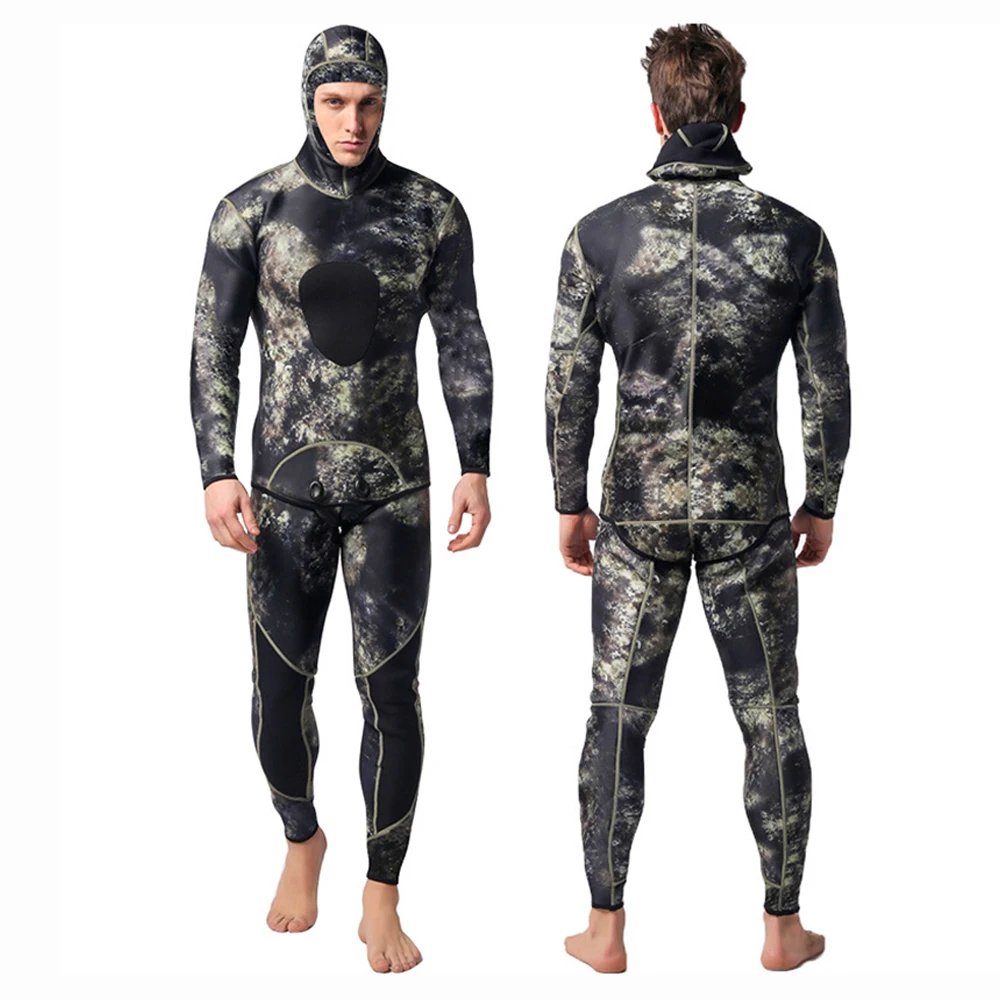 

5MM 3MM 1.5MM Wetsuit Neoprene Men Spearfishing Hunting Underwater Gun Fishing Swimming Scuba Diving Suit Surf Swimsuit Kitesurf