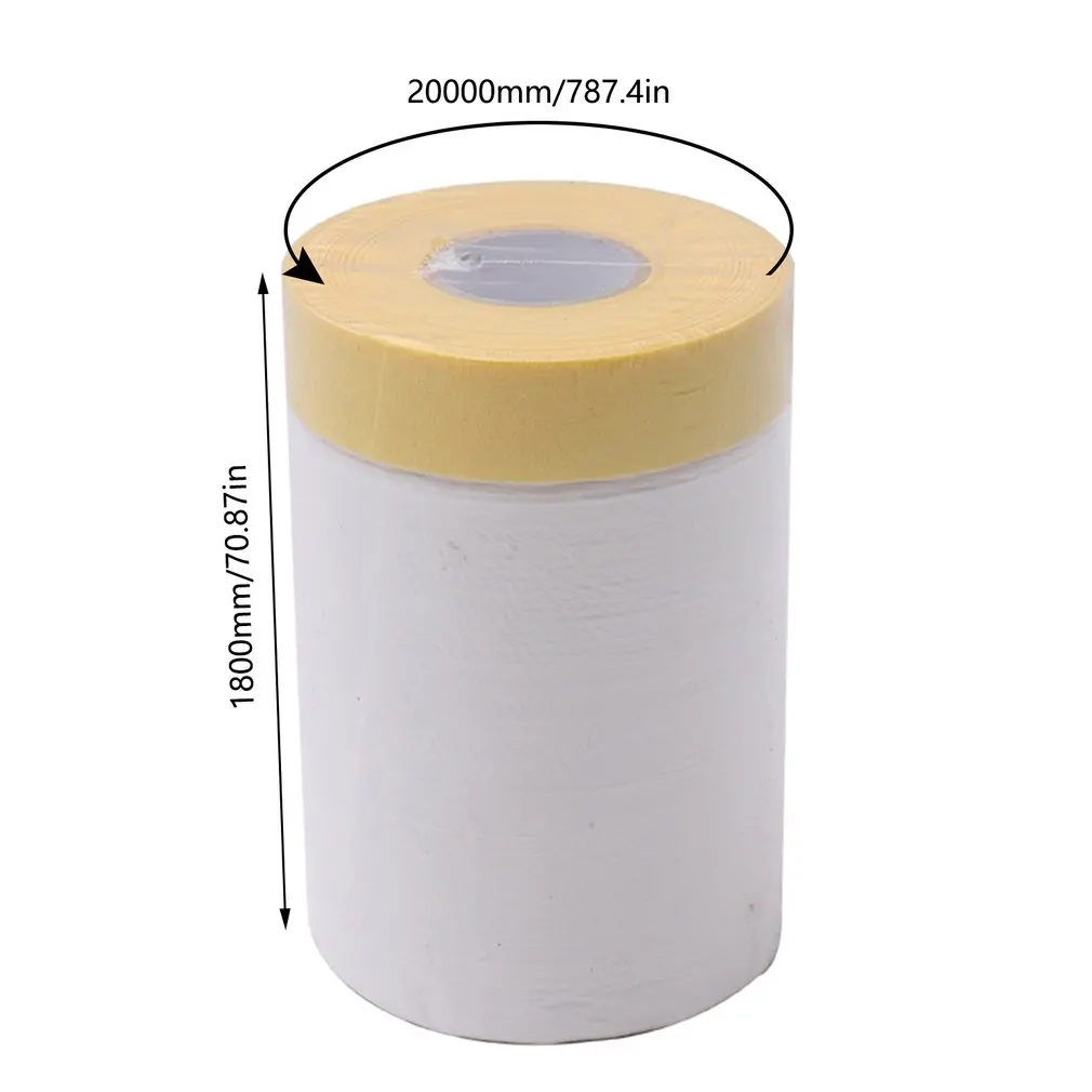

Furniture Dustproof Wall Covering Spray Paint Protection Masking Paper Masking Film Anti-tear Protective Film