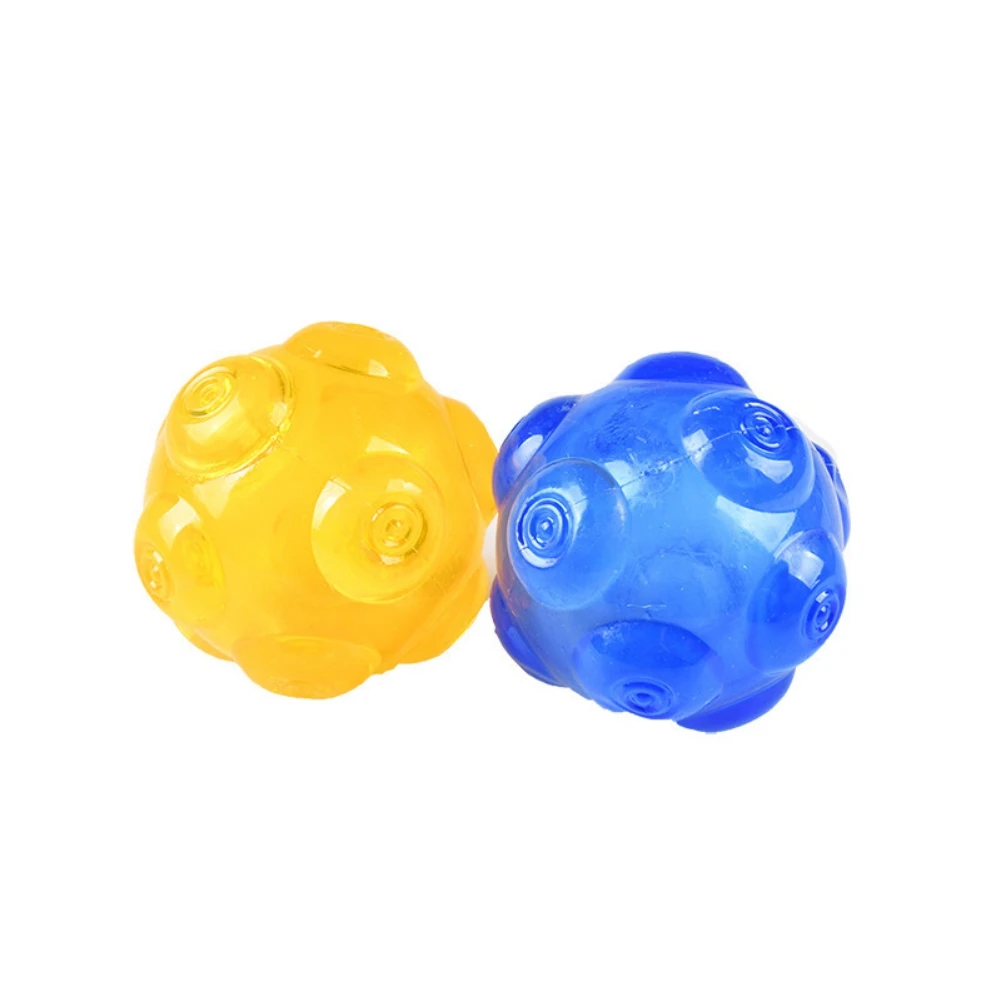 

2021 Dog Ball Toys Rubber Sounding Toy Elastic Ball Molar Vocal Cleaning Playable For Puppy Funny Dog Toys 1 Pet Supply Tool