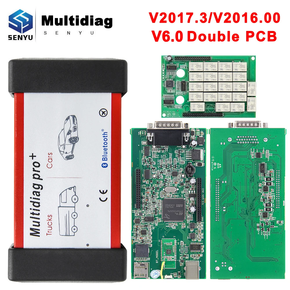 Автомобильный диагностический сканер Multidiag Pro V6.0 NEC реле 2017 3 для BMW Scania OBD2