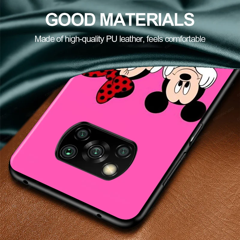 disney cartoon animation lovely mickey mouse for xiaomi poco c3 m3 m2 x3 nfc x2 f3 f2 f1 mi a3 a2 lite pro soft black phone case free global shipping