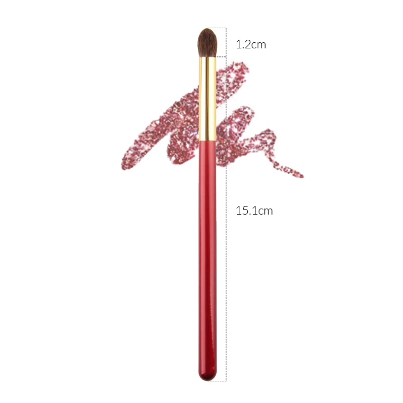 1Pcs Anmor Professional Soft Horse Hair Wooden Make Up Eye Shadow Brushes Blending Shader Cosmetics Skin Care Makeup Brush