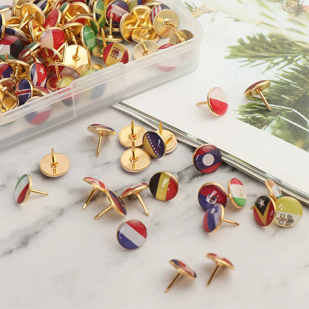 100 шт./кор. маркеры для доски офиса школы с национальным флагом|Канцелярские