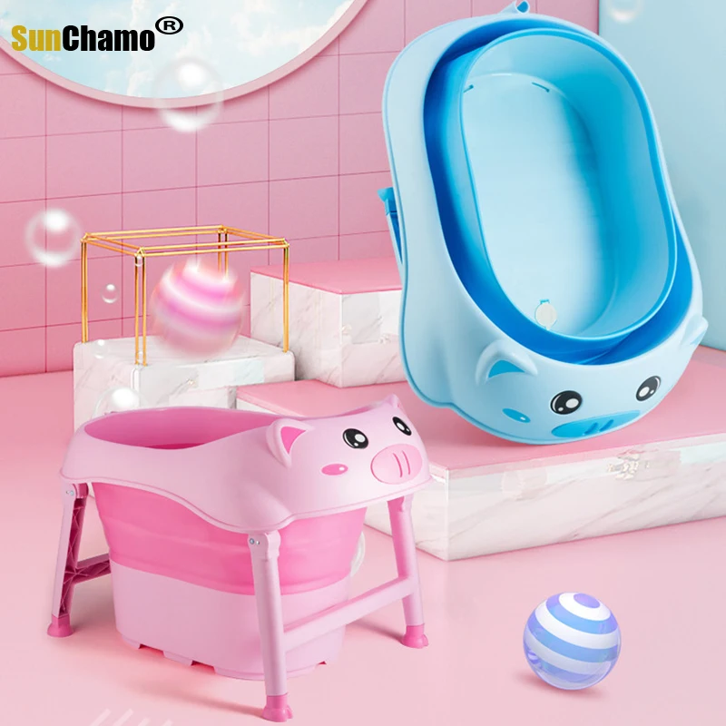 Модное детское ведро для ванны Большая складная детская ванна Ванна душа