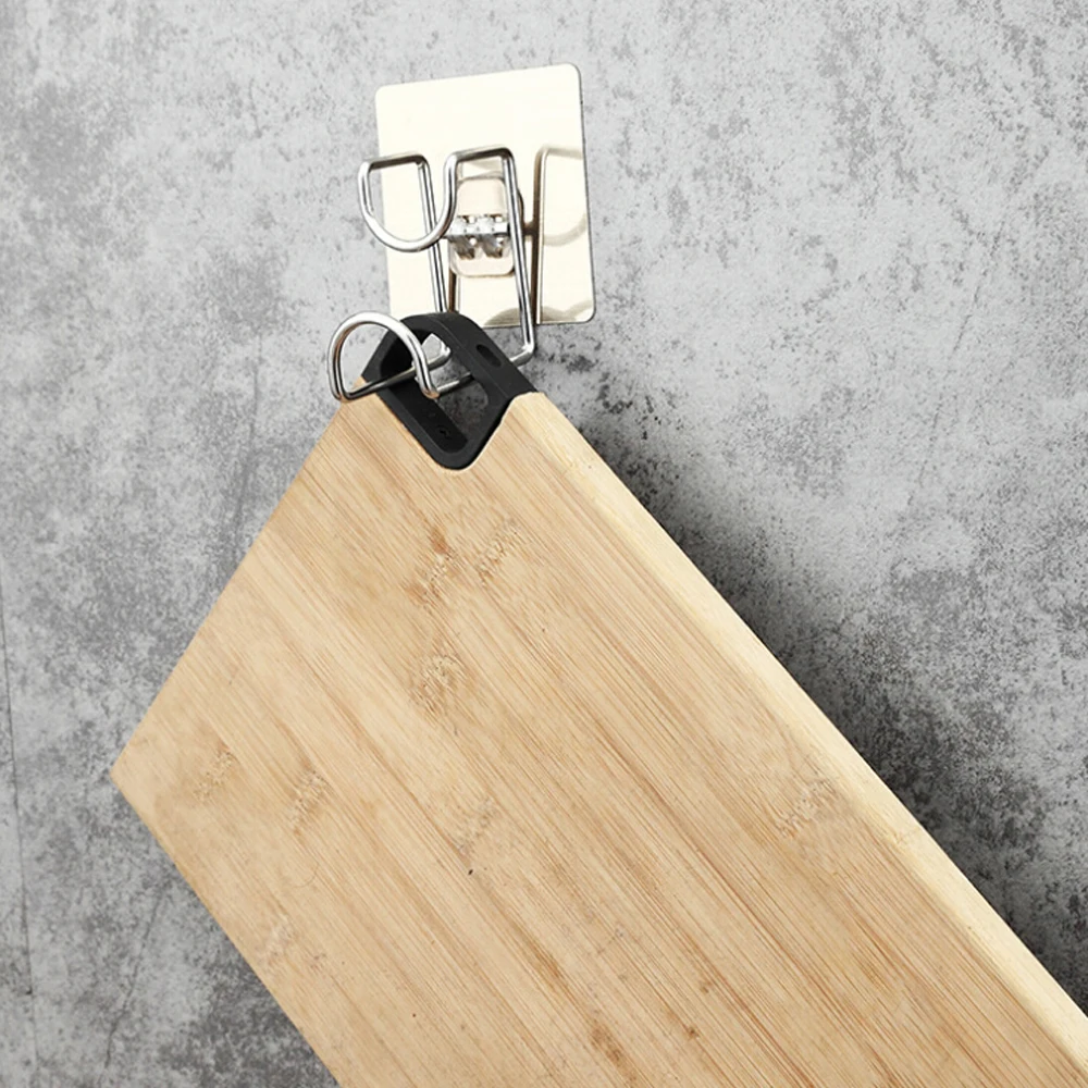 Нержавеющая сталь раковина Крюк Полка Настенная Экономия пространства Кухня