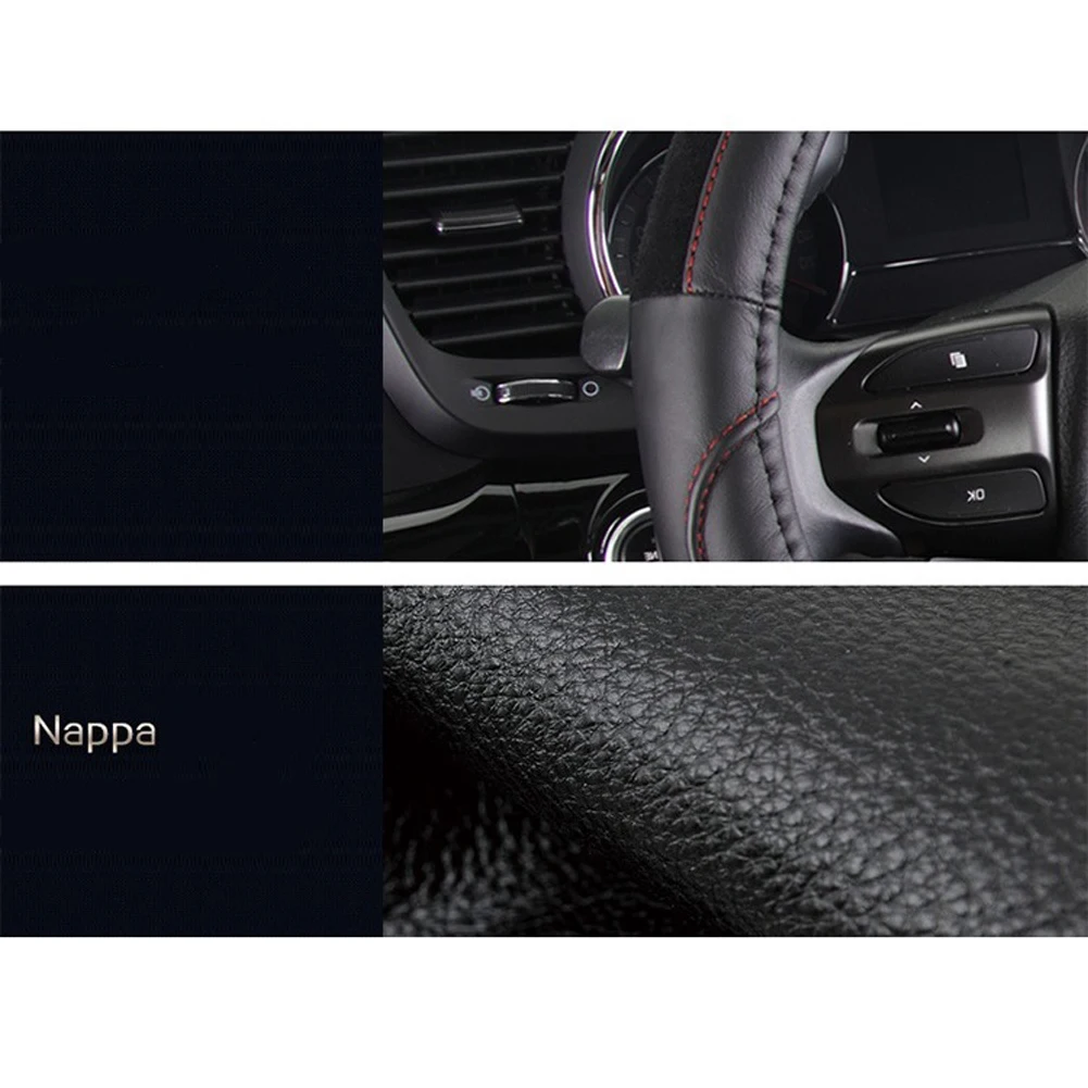 Чехол на руль автомобиля из натуральной кожи 38 см|Чехлы руль| |