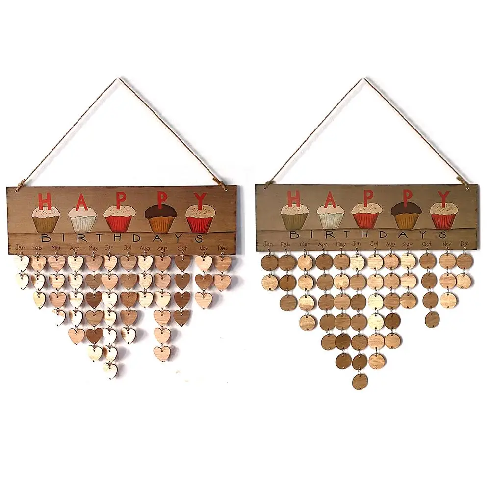 Деревянный календарь на день рождения сделай сам для друзей особые даты планер