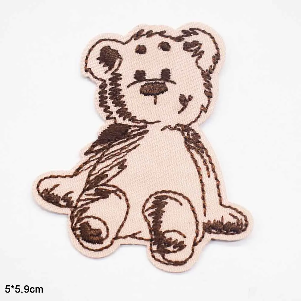 Термоклейкие нашивки для одежды с изображением мишки тедди | Дом и сад