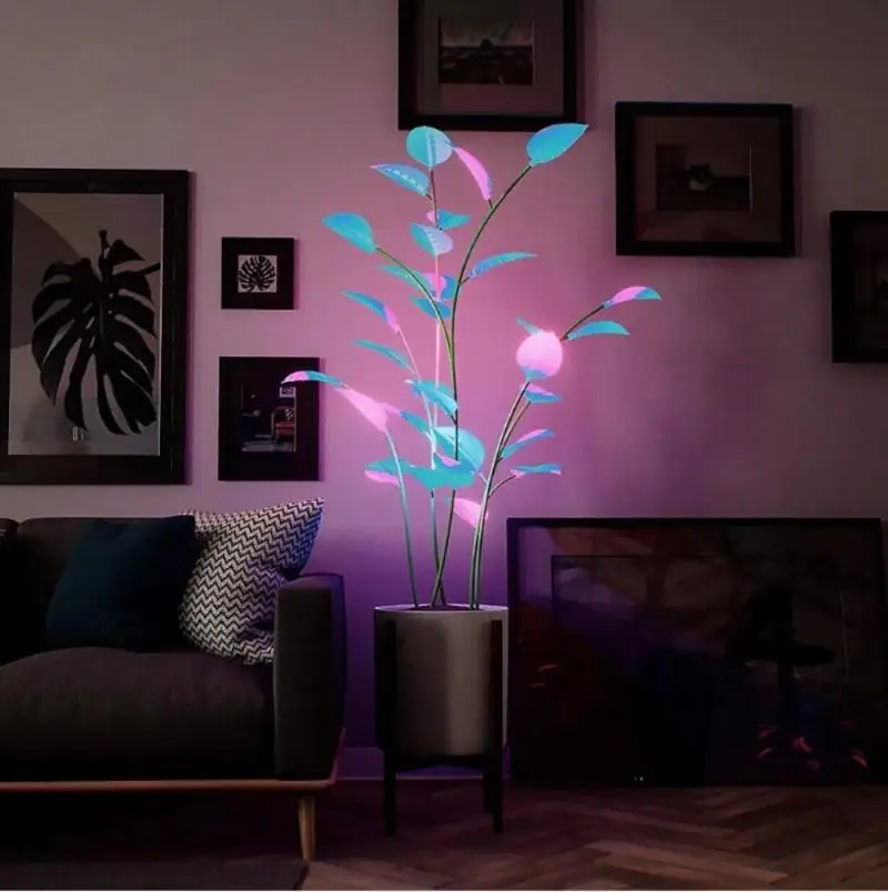 

LED Garland Window Lights Fairy Festoon With Remote Christmas Wedding Ramadan Houseplant Multi-Color Beads Decoration Smart Home