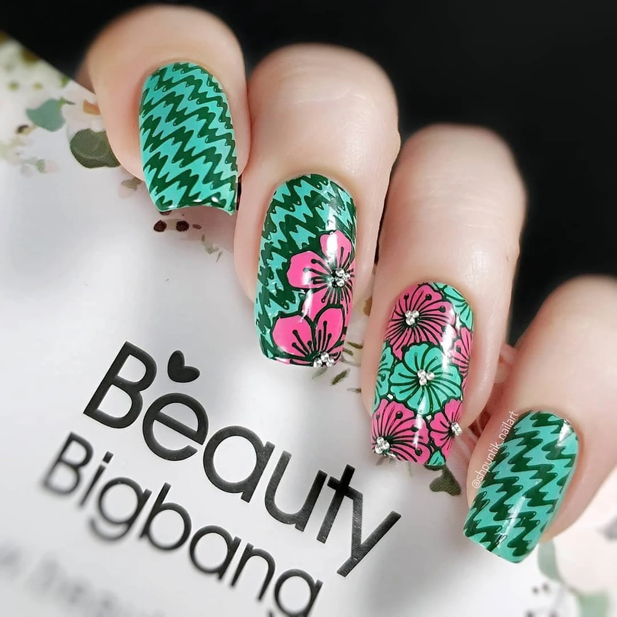 BeautyBigBang штамповочная пластина 6*12 см цветочный дизайн ногтей штамповка пластины Аксессуары штамп для шаблоны для ногтей Дизайн ногтей BBB XL-041