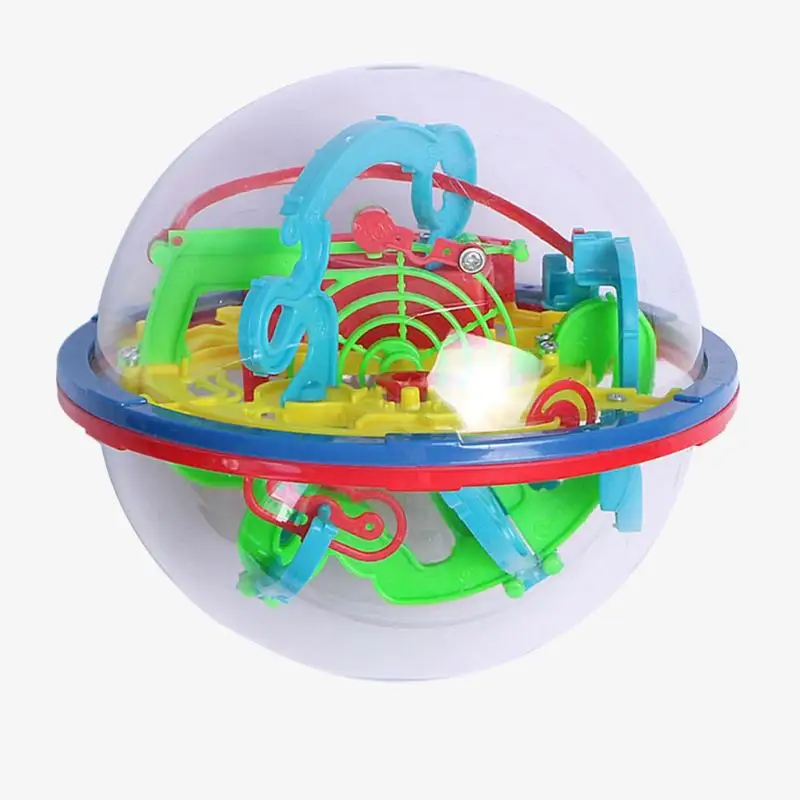 100 шаг 3D Интеллект Головоломка мяч MazeToys для детей лабиринт волшебный Perplexus