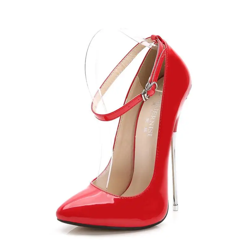 

2021 Women Sexy High 16cm heels Supply Nightclubs Plus Size high-heeled Dress Shoes T-stage Catwalk Red Sexy Heels For Girl Lady
