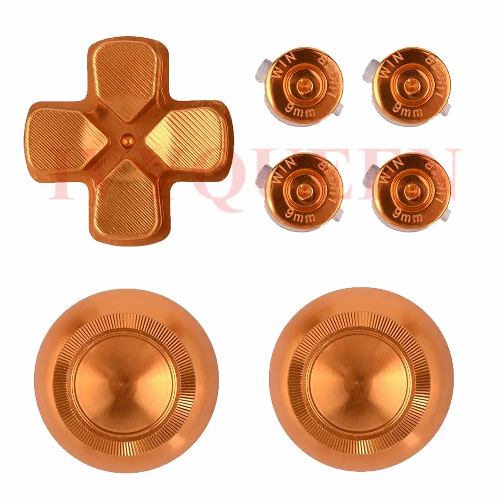 IVYUEEN Gold Slim Controller для Sony Dualshock 4 PS4 DS4 Pro Алюминиевый металлический аналоговый