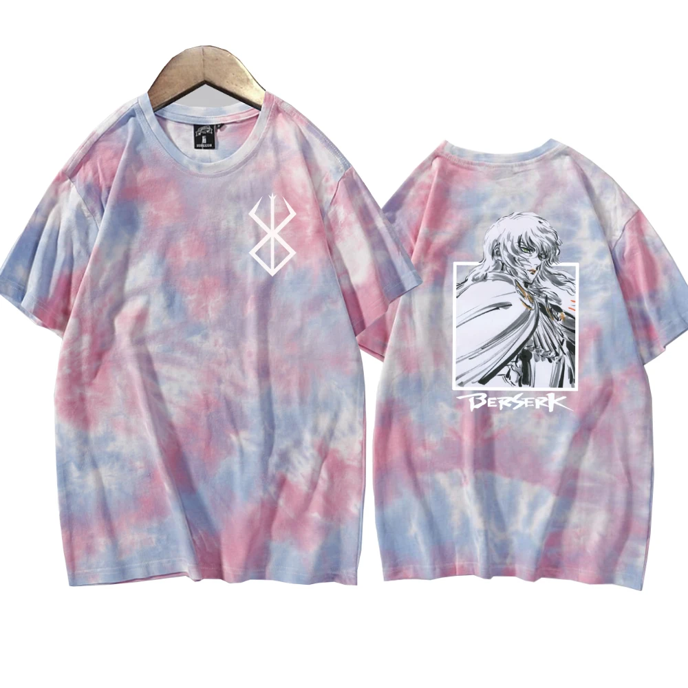 

Anime Berserk Harajuku Short Sleeve Tie Dye T-shirt Unisex