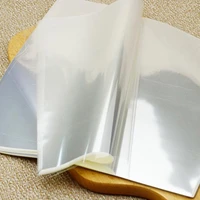 500pcs bread sandwiches plastic film transparent clear cellophane baking packing sheet paper food wrapper
