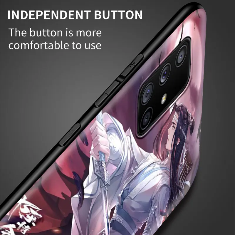 

Mo Dao Zu Shi Anime Case For Samsung Galaxy A51 A50 A71 A21s A70 A41 A31 A40 A20e A12 A10 A72 A52 5G Soft Phone Cover Shell